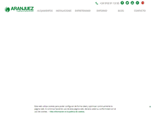 Tablet Screenshot of campingaranjuez.com